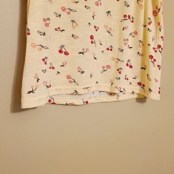 Juicy Couture | Cherry Printed Cold Shoulder Shirt (Size Medium) - Picture 11 of 13